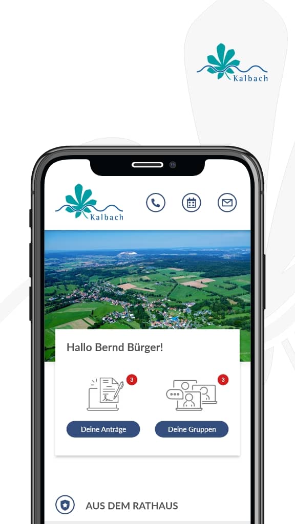 Kalbach App: Dashboard